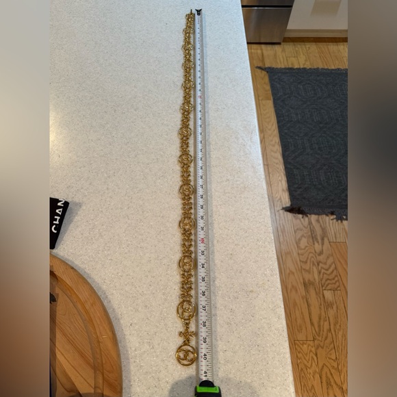 RARE Chanel Gold CC Link Belt Vintage - Picture 13 of 13